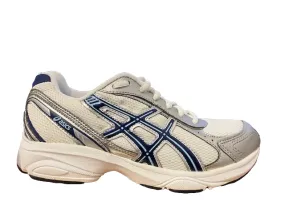 Asics running shoe Patriot TN8F7 0150 white navy blue atom