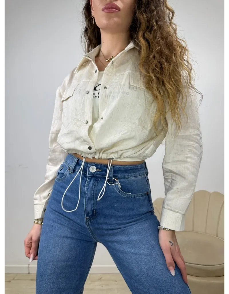 CAMICIA + CANOTTA INDY BEIGE