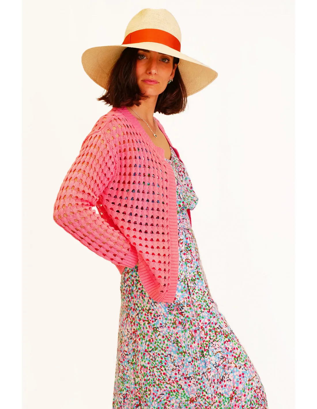 Cardigan Brodie - Rosa