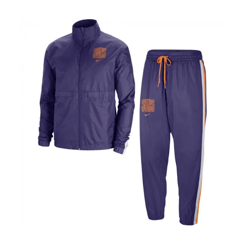 Completo Tuta Uomo Nba Courtside Tracksuit Phosun New Orchid/clay Orange/white