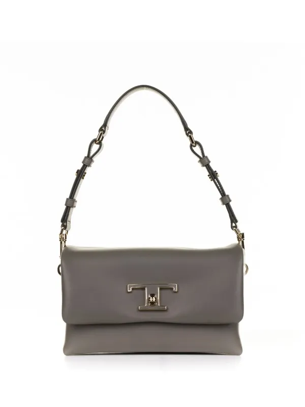 Flap T Timeless mini leather shoulder bag
