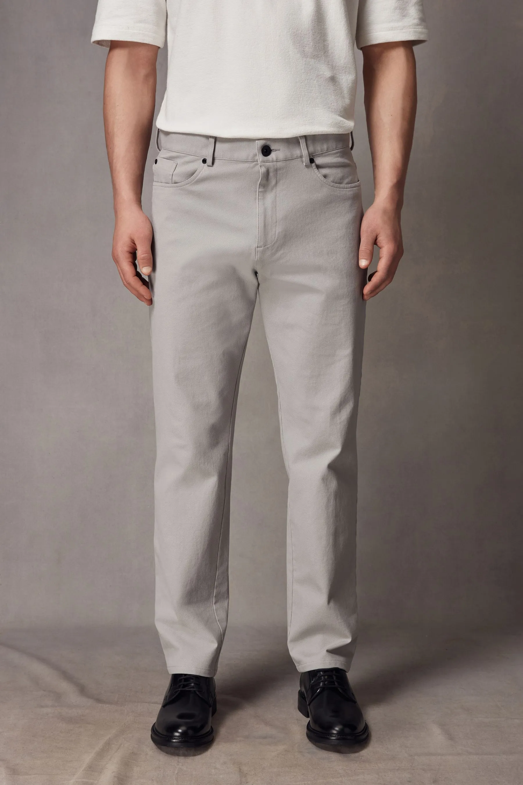 Jeans testurizzati Pantaloni elasticizzati