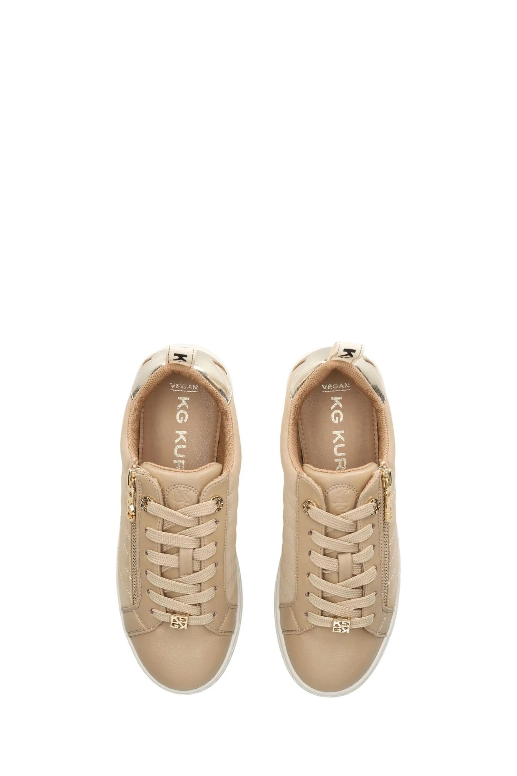 KG Kurt Geiger - Liza - Scarpe da ginnastica trapuntate con zip    