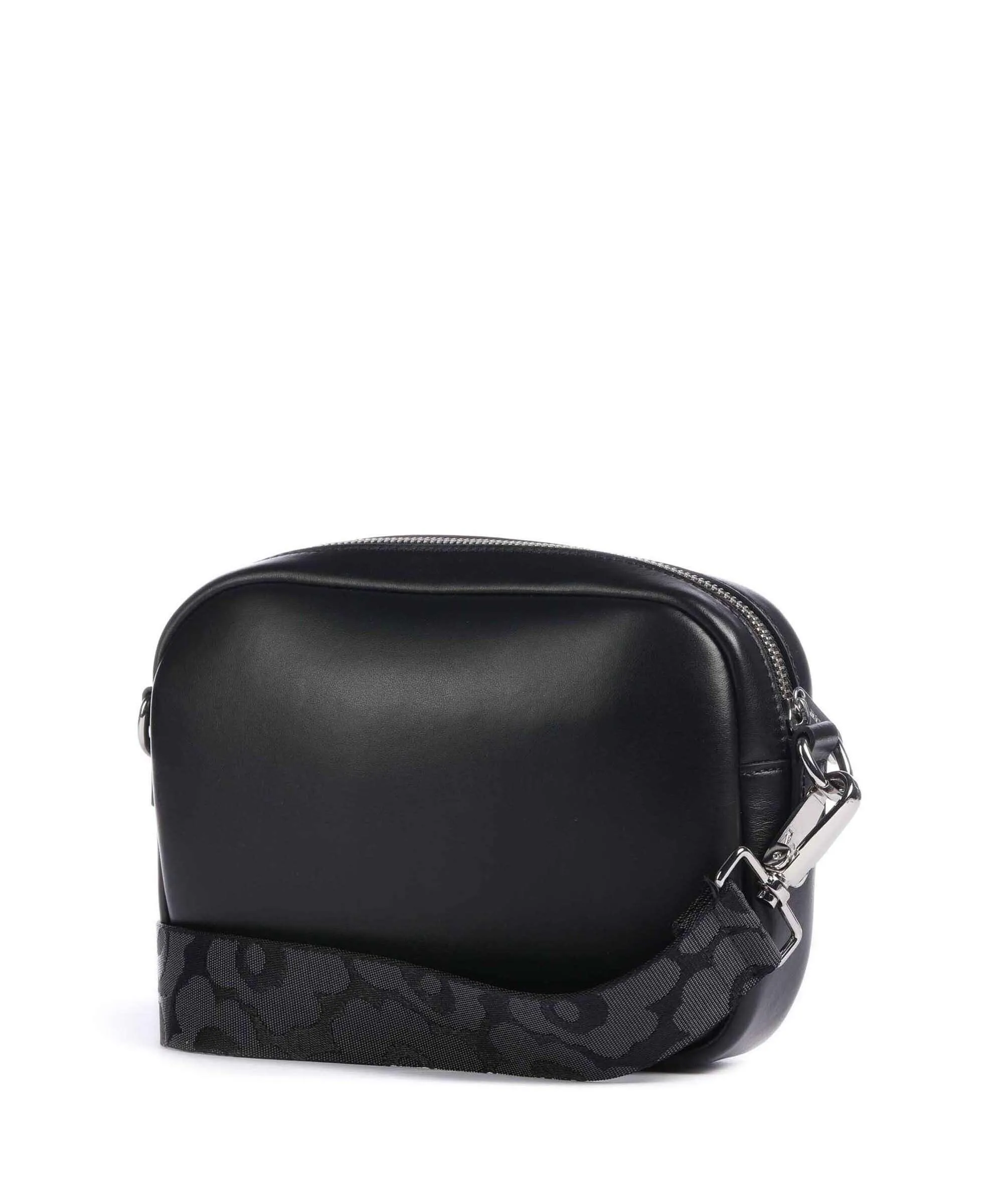  Marimekko Soft Gratha Borsa a tracolla pelle a grana fine nero  