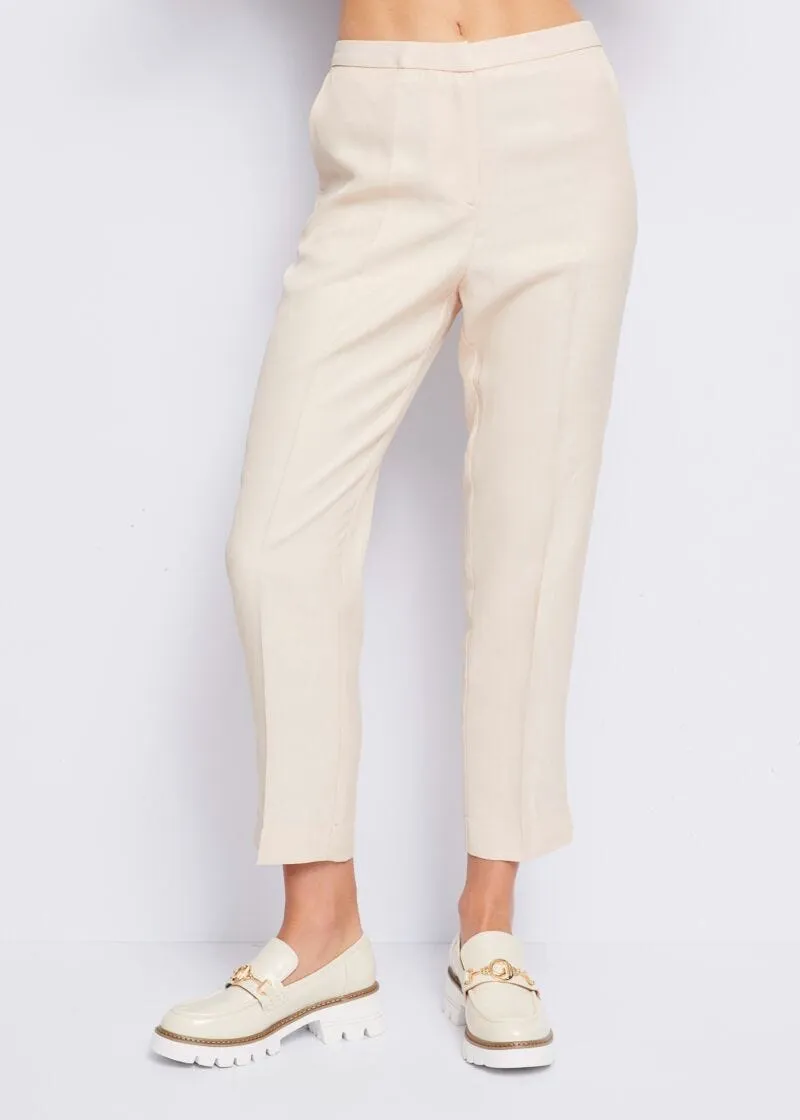 Pantaloni in misto lino
