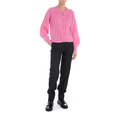 Pantaloni sartoriali Ganni neri