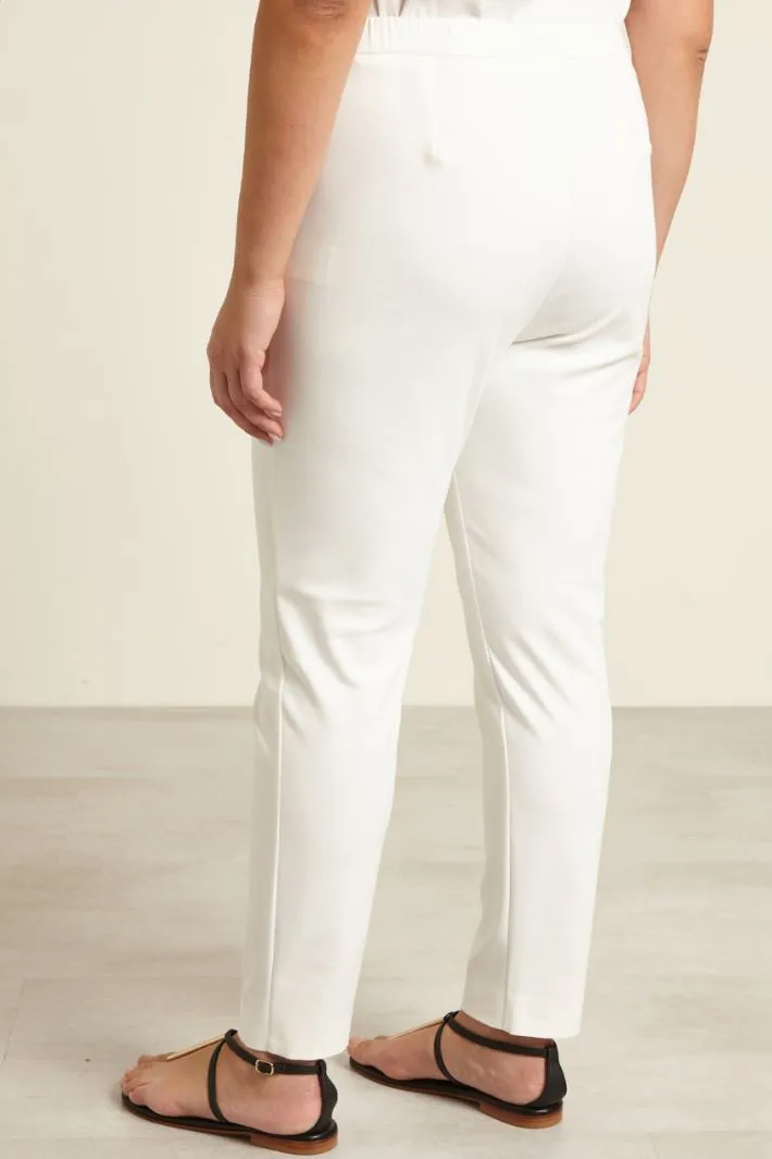 Pantaloni slim in cotone
