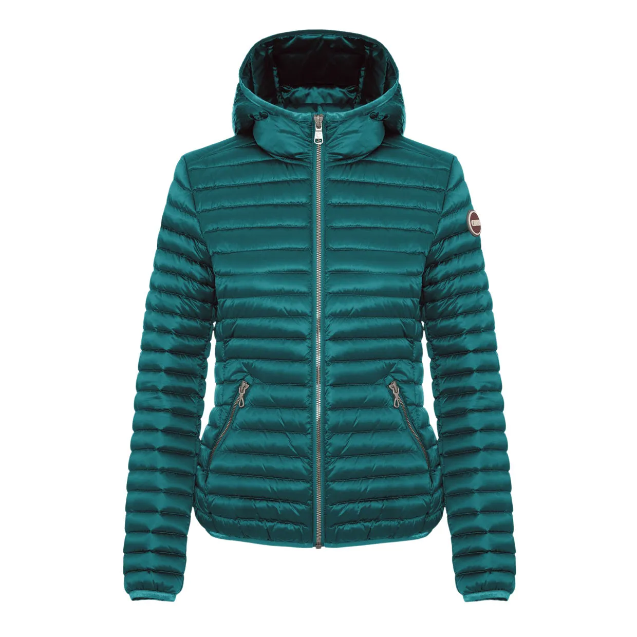 Piumino Donna Colmar Slim Fit Effetto Cangiante Verde Foglia