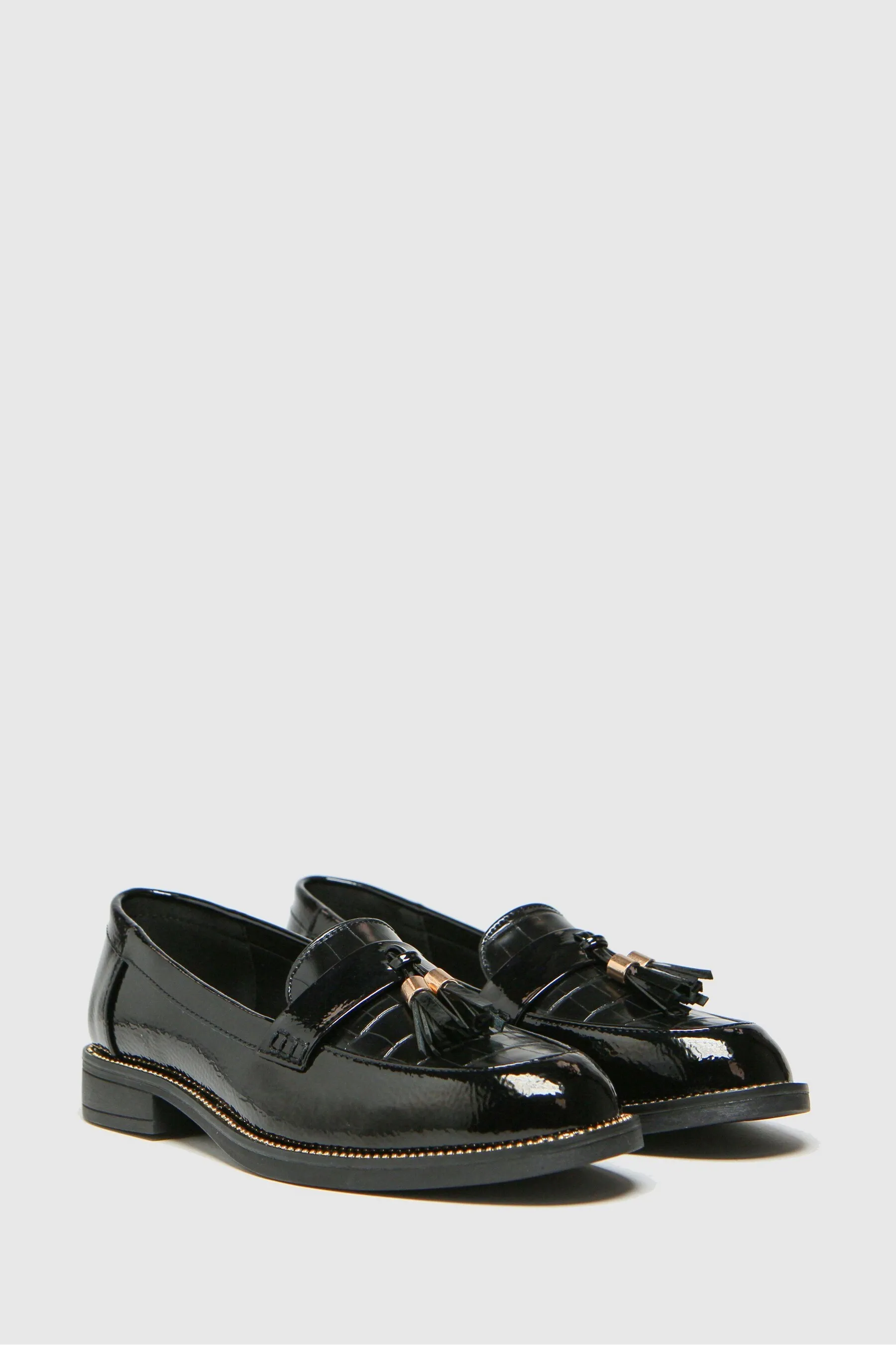 Schuh - Lailah - Mocassini con nappe effetto coccodrillo