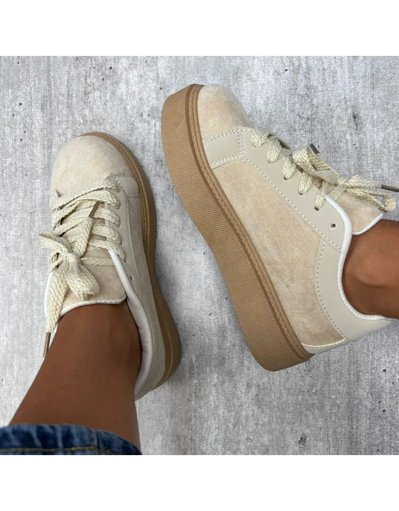 SNEAKERS KELLY BEIGE