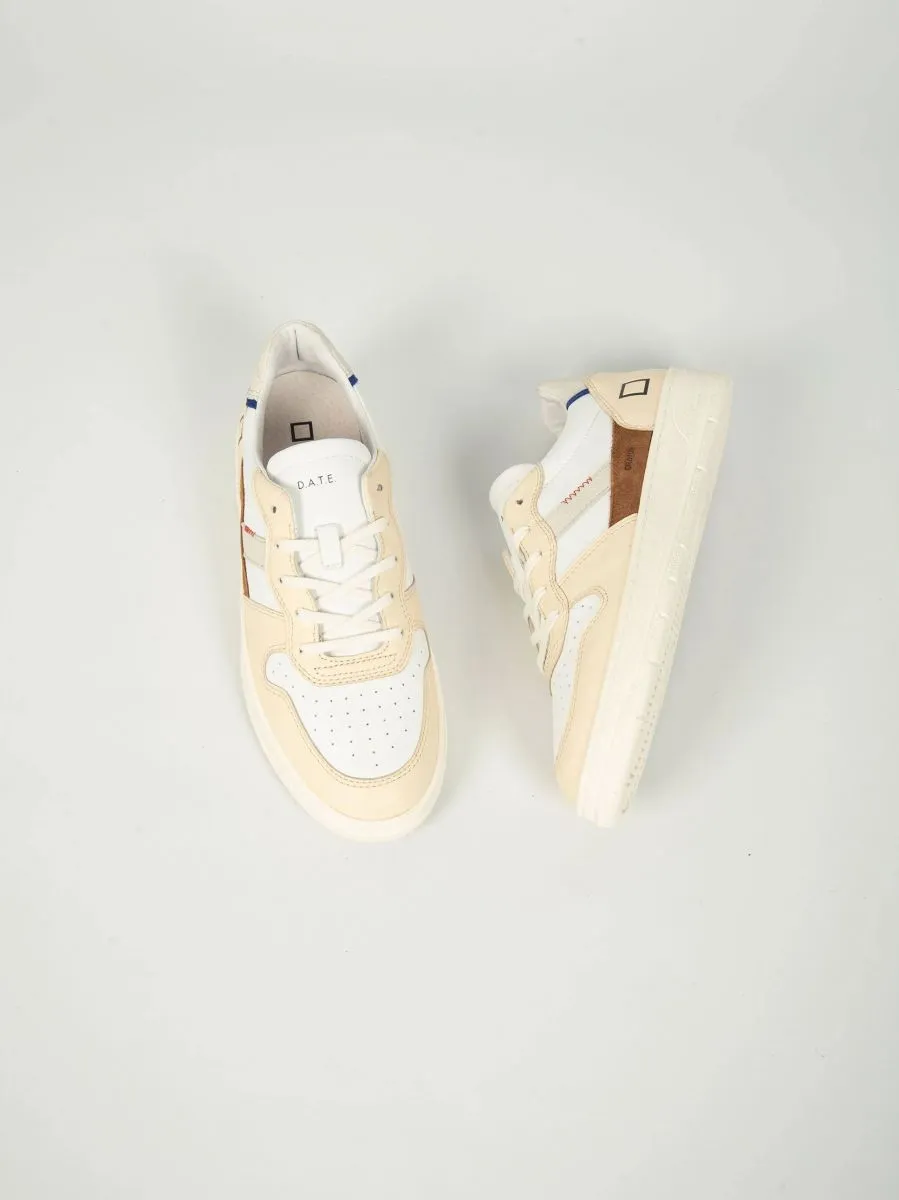 SNEAKERS Uomo DATE M391-C2-NT-IN COURT 2.0 NATURAL WHITE/NATURAL