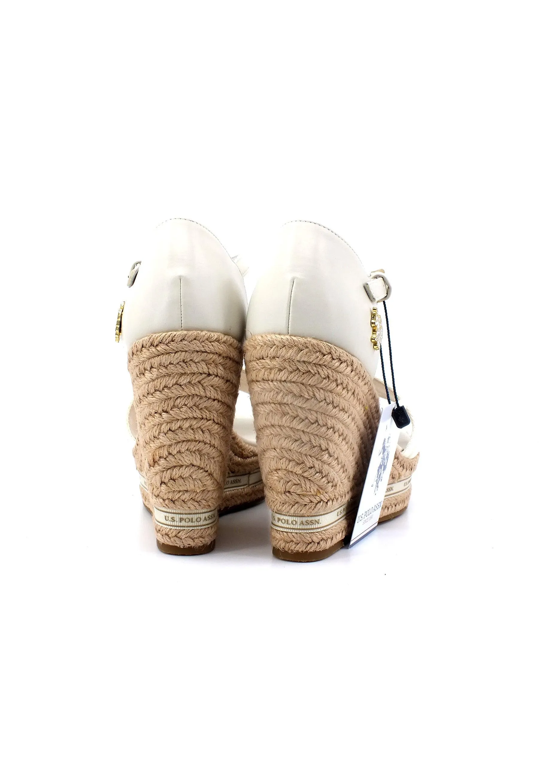 U.S. POLO ASSN. Sandalo Zeppa Donna Light Beige AYLIN009